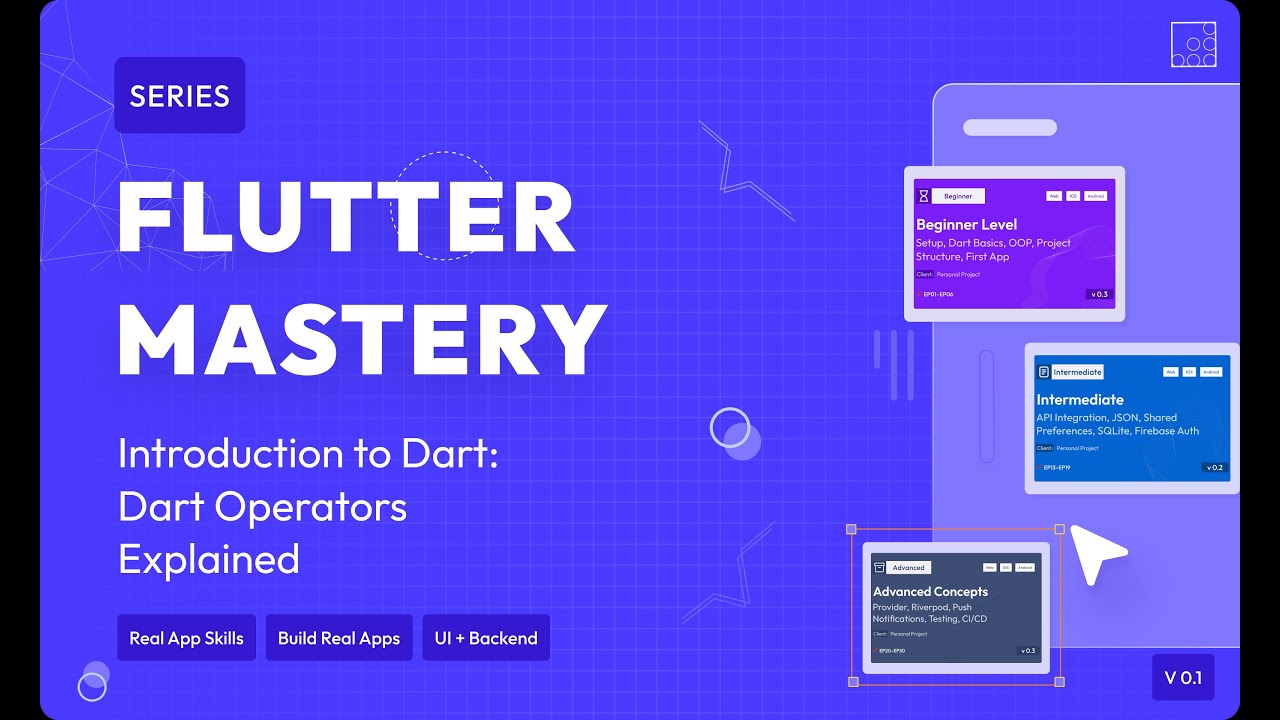 EP05 – Dart Operators Explained – Notes, Assignments, Solutions & Interview Prep