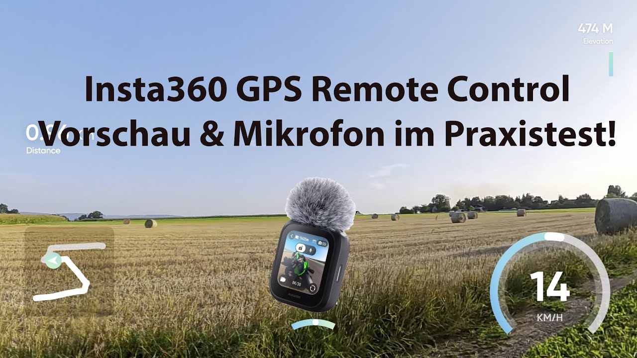 🎤 Insta360 GPS Remote Control – Vorschau & Mikrofon im Praxistest! 📡📸