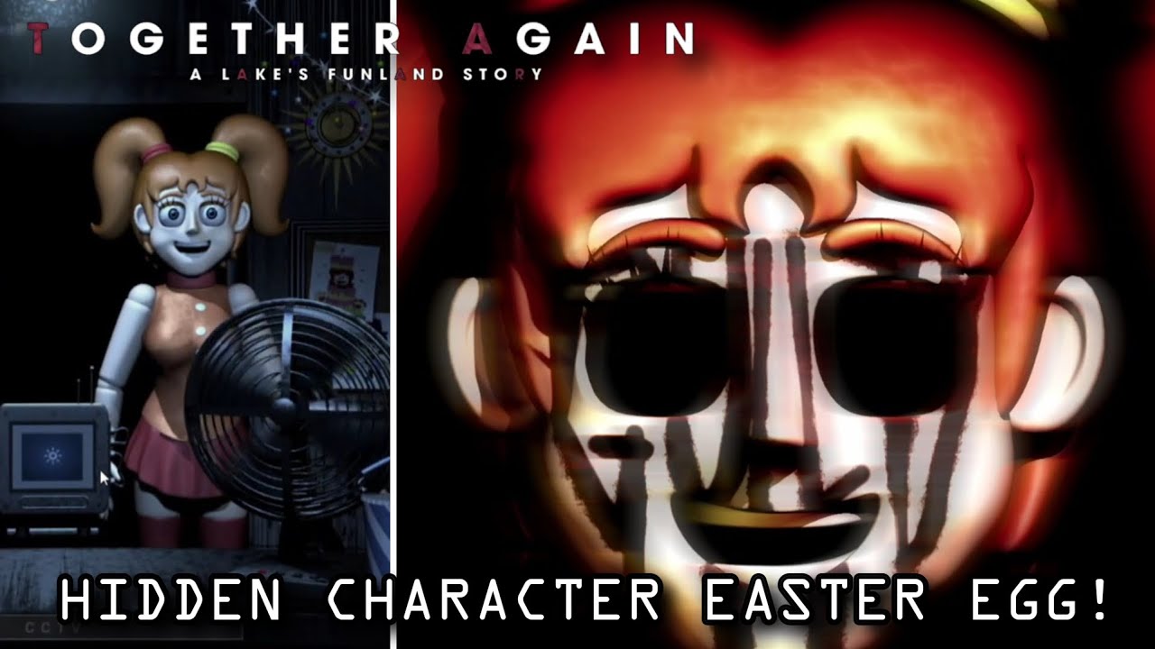 SCARY ⚠️ | HIDDEN CHARACTER EASTER EGG | Together Again: A Lake's Funland Story | FNAF FAN GAME 2023