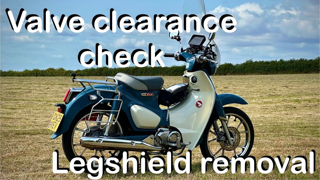 Honda Supercub C125 4000 mile service. 