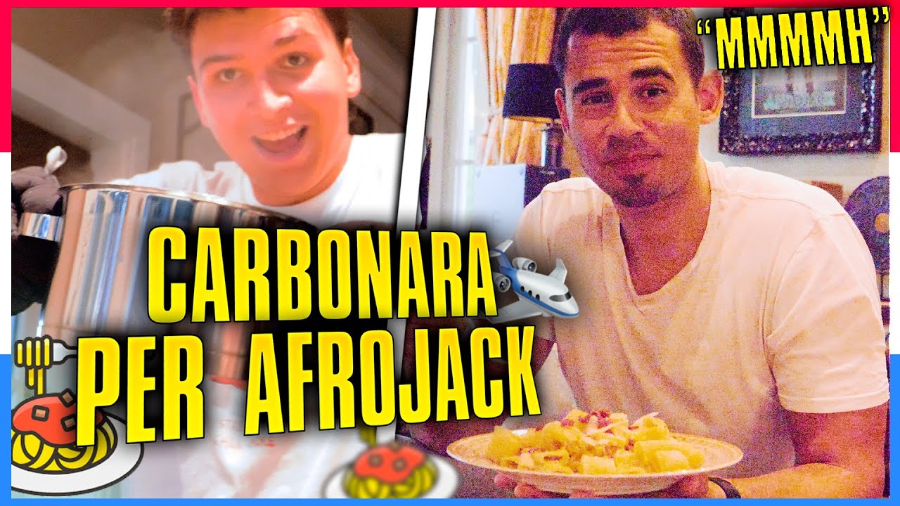 CHEF A DOMICILIO in OLANDA / Carbonara per AFROJACK