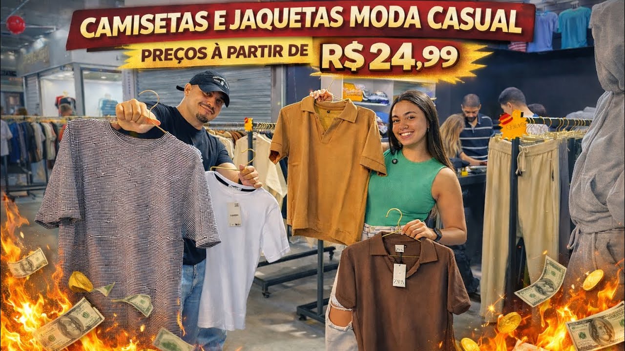 🔥👕O MAIOR FORNECEDOR DE CAMISETAS E JAQUETAS PREMIUM MODA CASUAL DO BRÁS COM PREÇOS BAIXOS #brás
