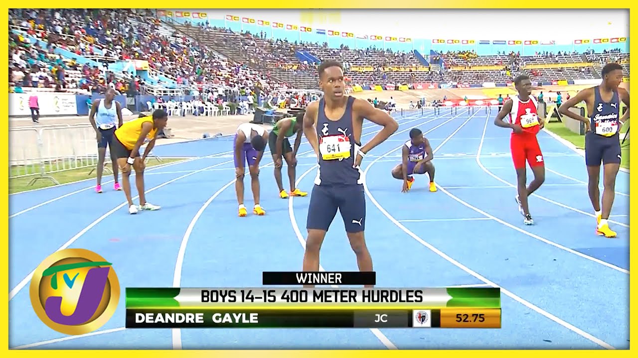 Deandre Gayle Wins 400M Hurdles Finals Class 2 Boys | Boys and Girls Championship 2023