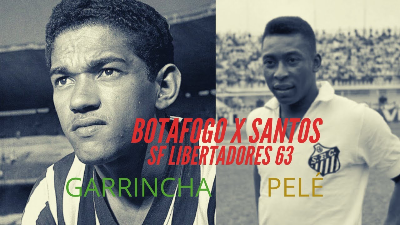 Botafogo x Santos, SF Libertadores 63: Pelé x Garrincha!