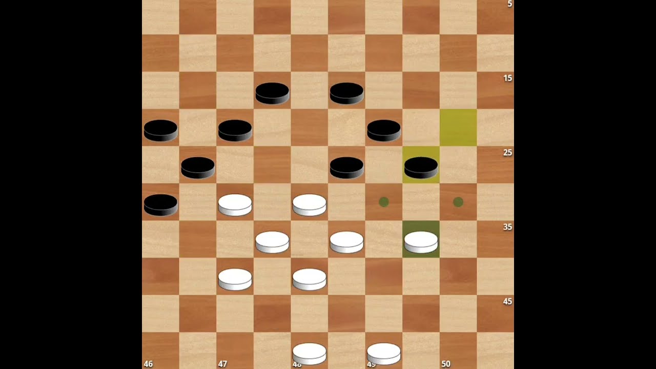 50 International draughts- combination (lidraughts)