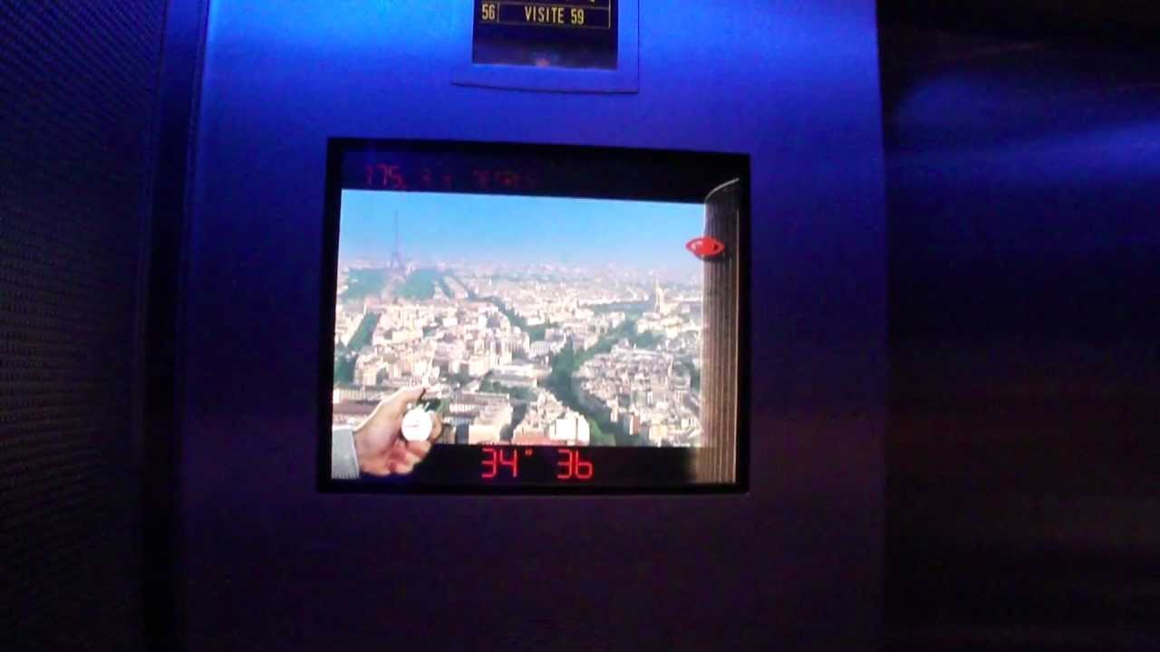 Catching a lift in Europe's fastest elevator! (Tour Montparnasse, Paris)