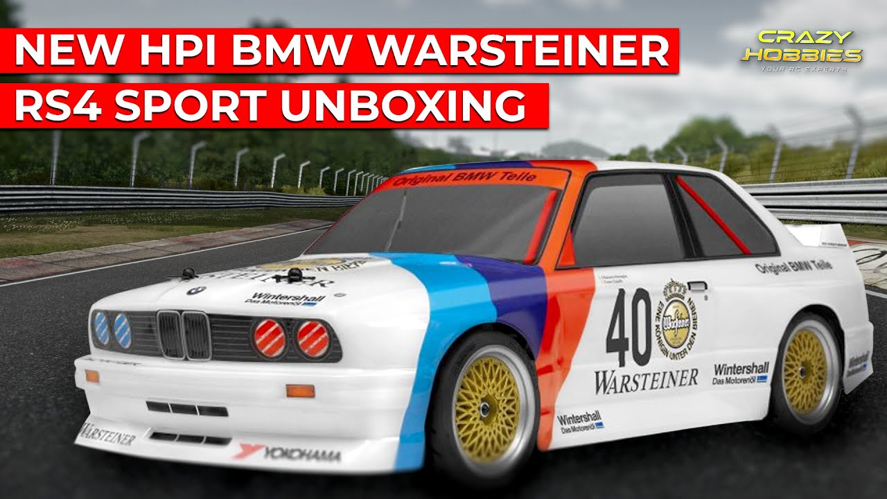 BMW E30 M3 THE ALL TIME FAVOURITE IS BACK - NEW RELEASE HPI RS4 SPORT 3 UNBOXING