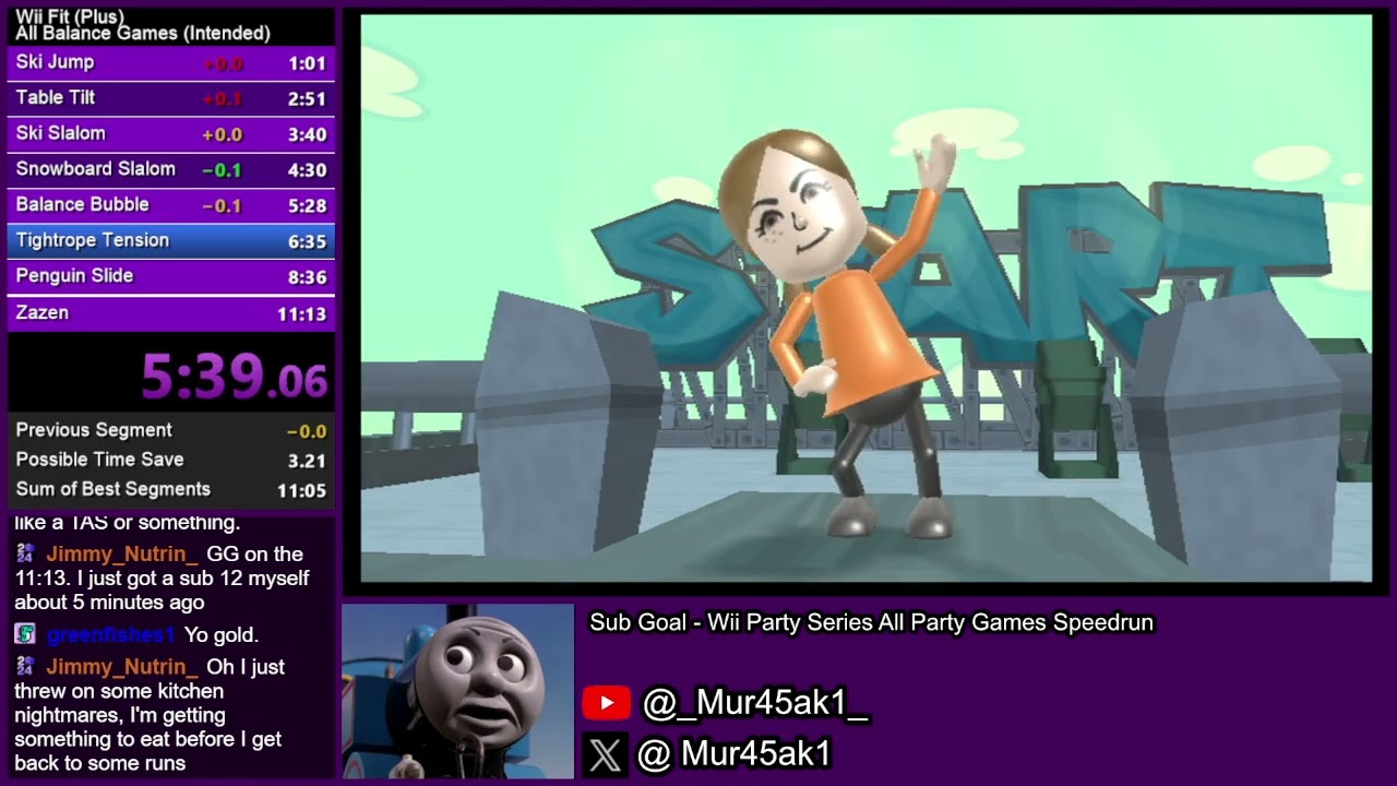 Wii Fit (Plus) - All Balance Games (Intended - 11:06)