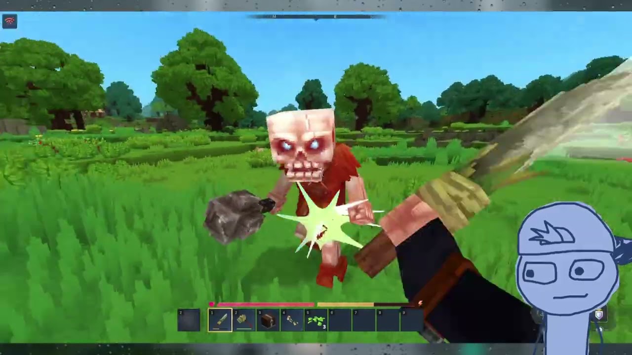 Hytale Ep 8: SPOOKY Graveyard CRYPT DUNGEON! Castle Takeover + Tundra WALL BREAK-IN! 👻🪦