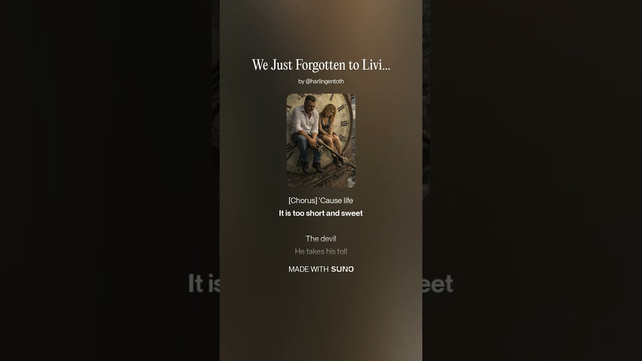 We Just Forgotten to Living 1