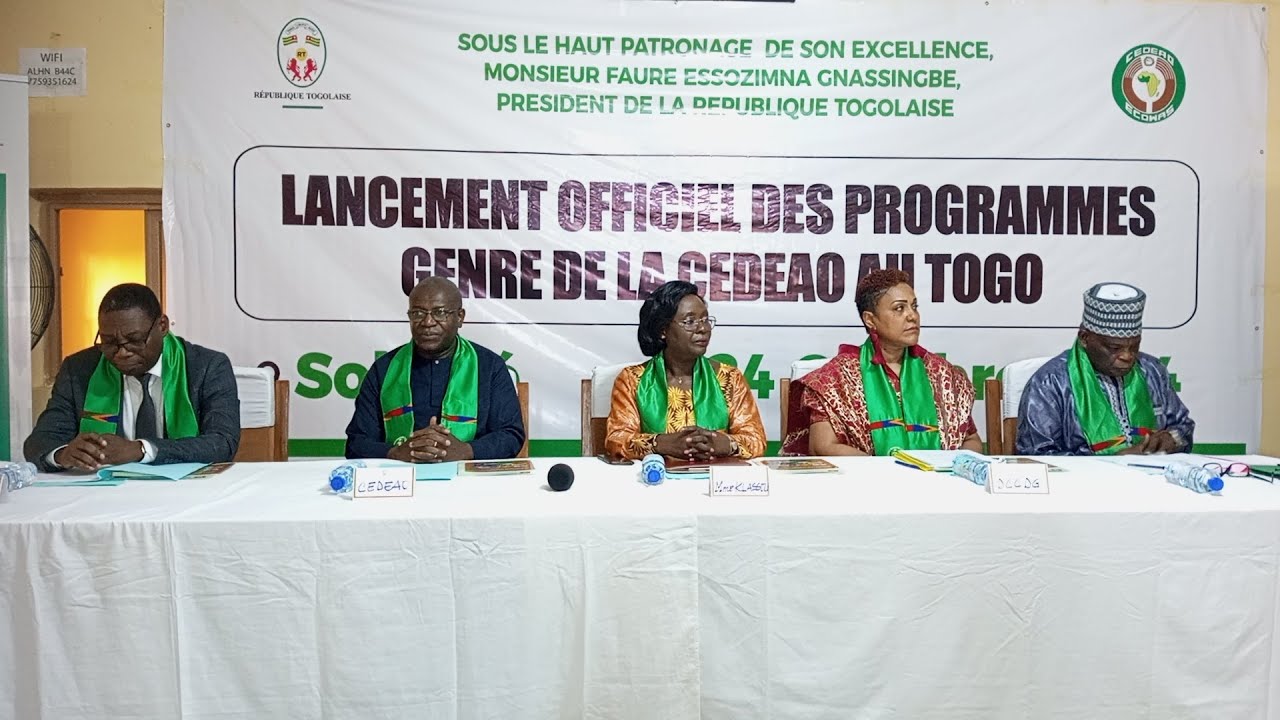 Les programmes genre de la CEDEAO au Togo lancés à Sokodé