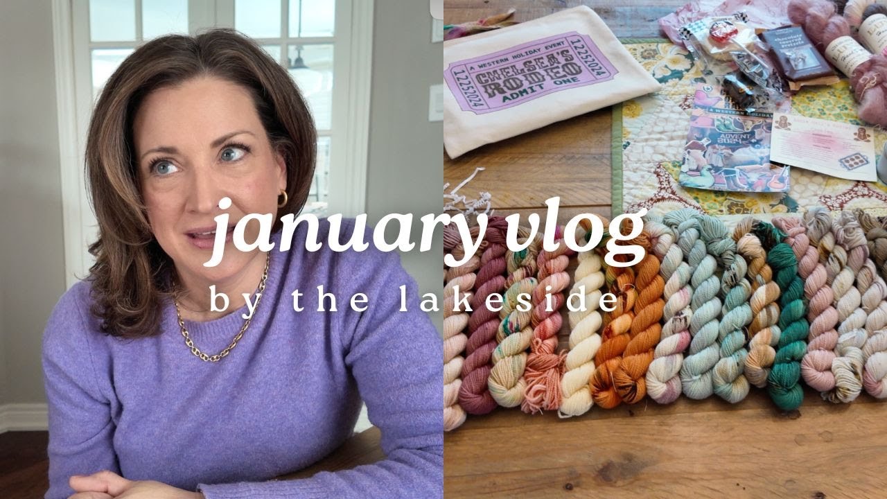 January vlog :: Chelsea Yarns Advent, Shrug Season KAL & a few favourites (RE-UPLOAD)