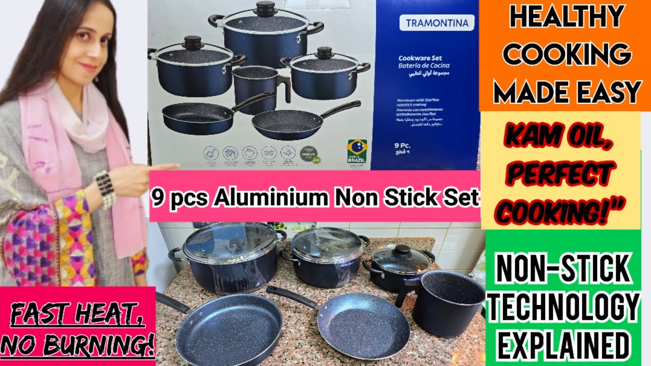 Honest Review & Unboxing Cookware Set | Tramontina 9 Pcs Aluminum Nonstick Set Best Cookware to Buy