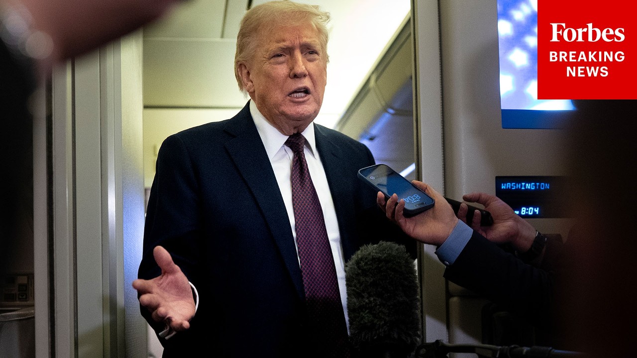 Журналист напрямую спрашивает Трампа об электронном письме от политического комитета, содержащем ...