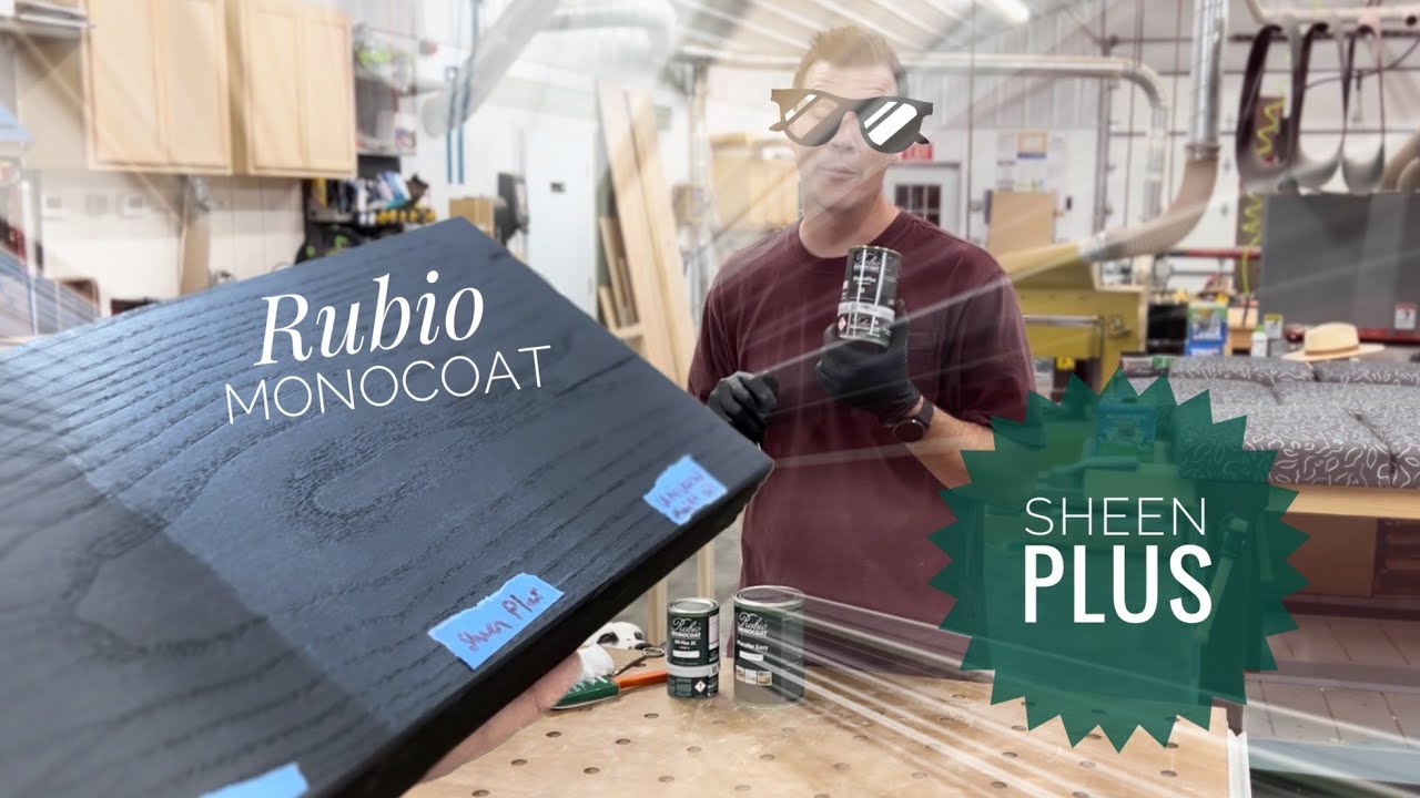 Rubio Monocoat Sheen Plus on Ebonized Ash