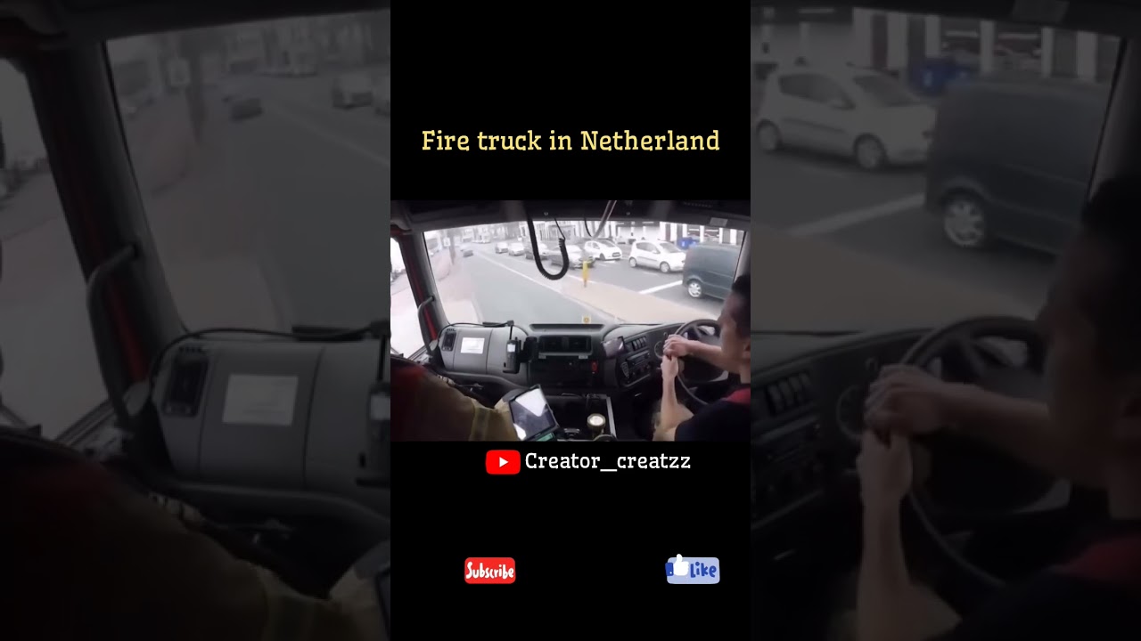 Fire truck 🚒 in Netherlands | #viralvideo #trending #viral