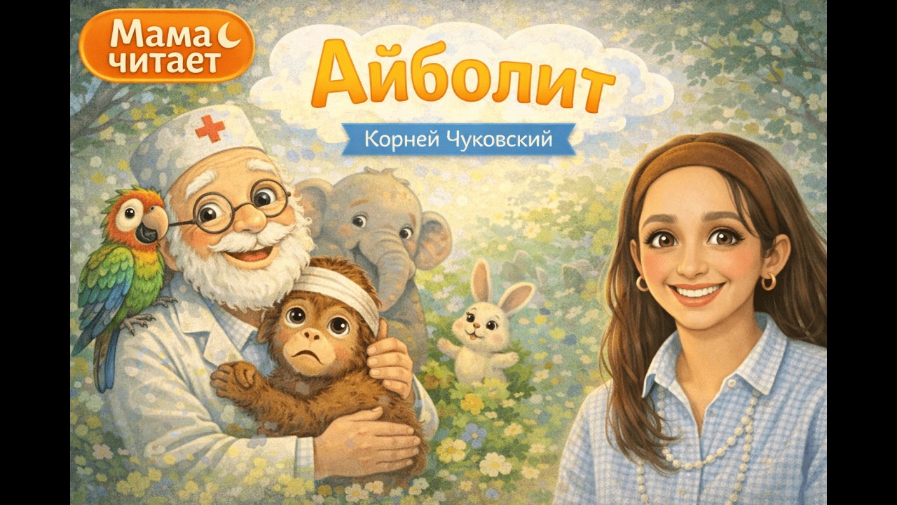 Айболит — добрая сказка Корнея Чуковского 🩺🐰 | Мама читает детям