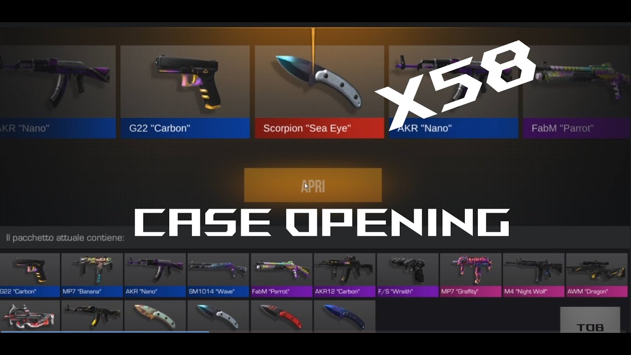 STANDOFF 2 Scorpion Case Opening x58!!!!