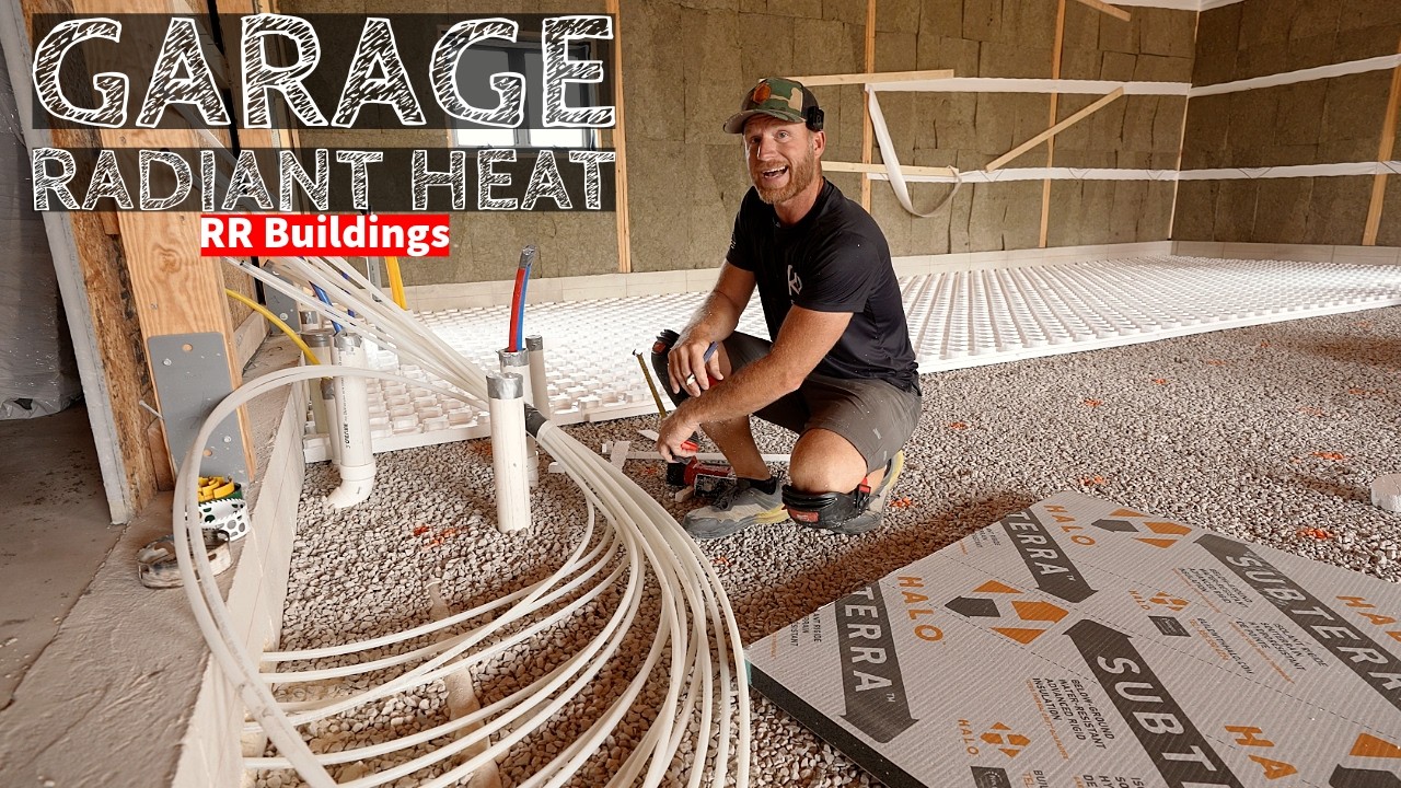 Garage Radiant Floor Heat Full Install: Modest House 25