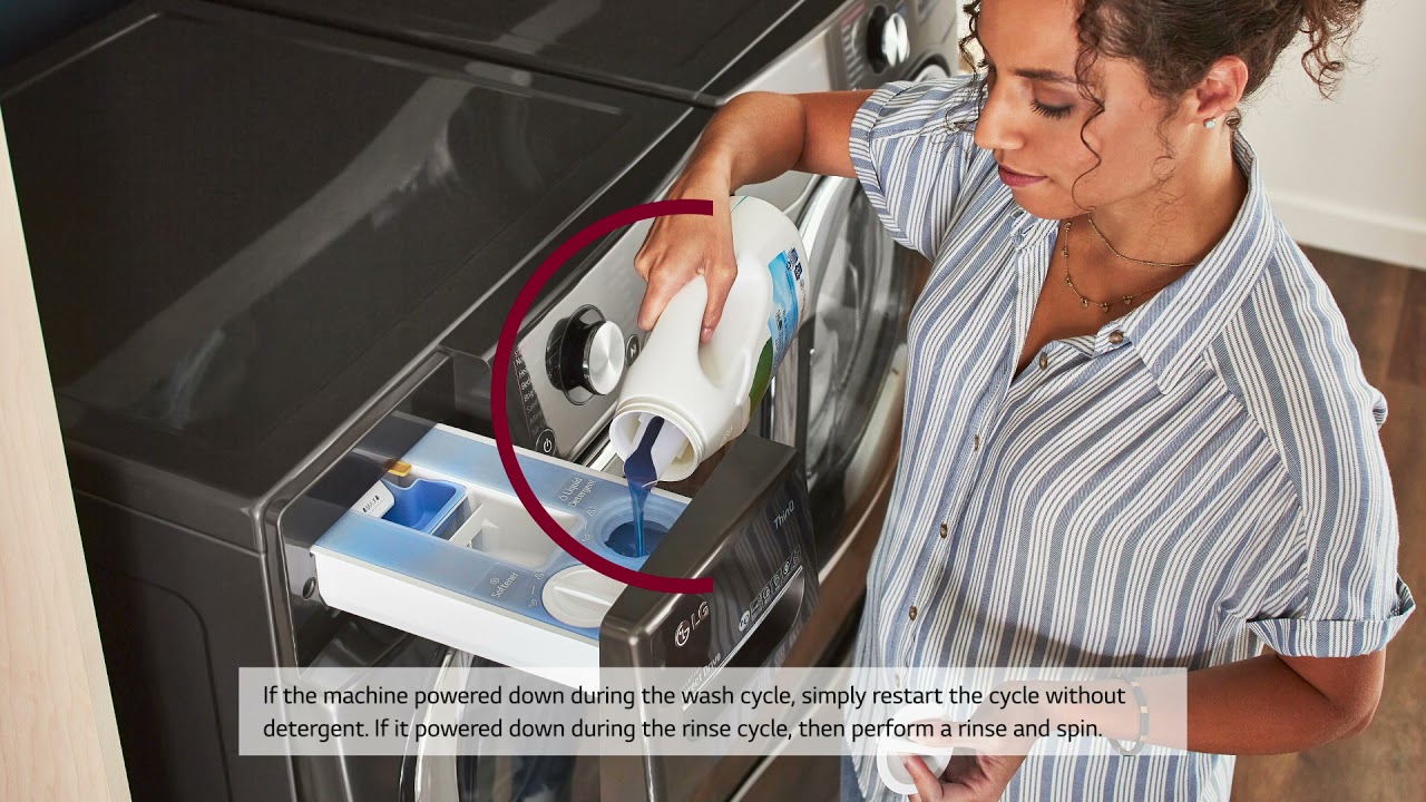 [Стиральные машины LG с фронтальной загрузкой] Стиральная машина отключается в середине цикла стирки