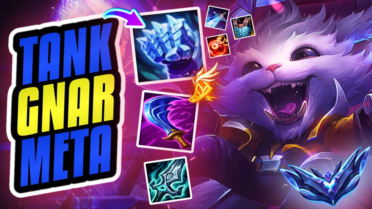 ICEBORN GAUNTLET MAKES ON-HIT TANK GNAR META AGAIN!!! Pre-Season 13 Gnar Ranked Lol Gameplay
