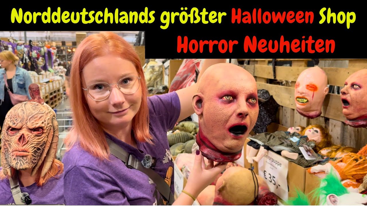 Der gr&ouml;&szlig;te Halloween Shop in Norddeutschland! / 2025 Horror Neuheiten im Test / Bremen / Vlog / ES