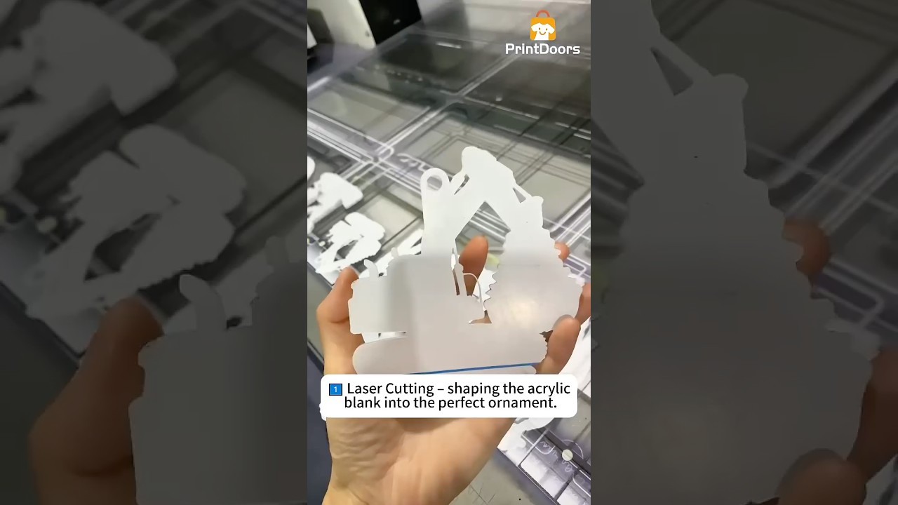 How We Make Personalized Acrylic Ornaments?