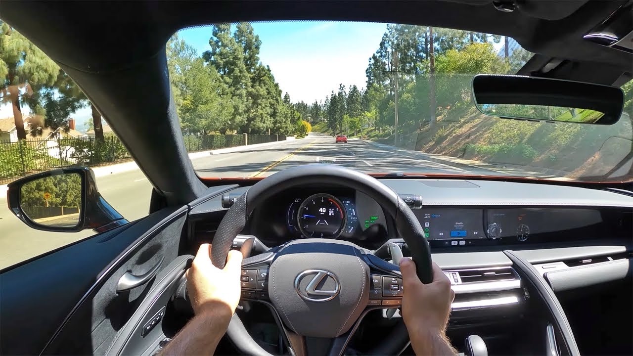 2021 Lexus LC 500h Hybrid Coupe POV Test Drive (3D Audio)(ASMR)