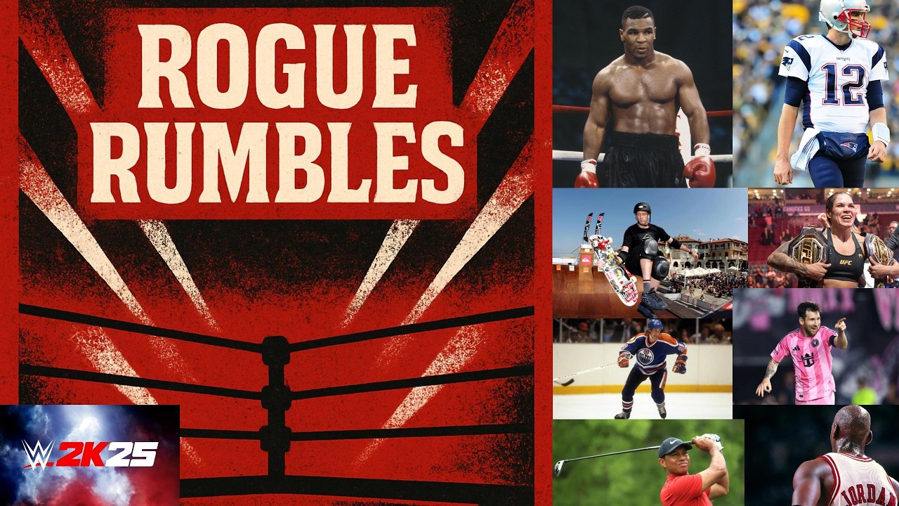 G.O.A.T. SHOWDOWN//WWE 2K25//ROUGE RUMBLES