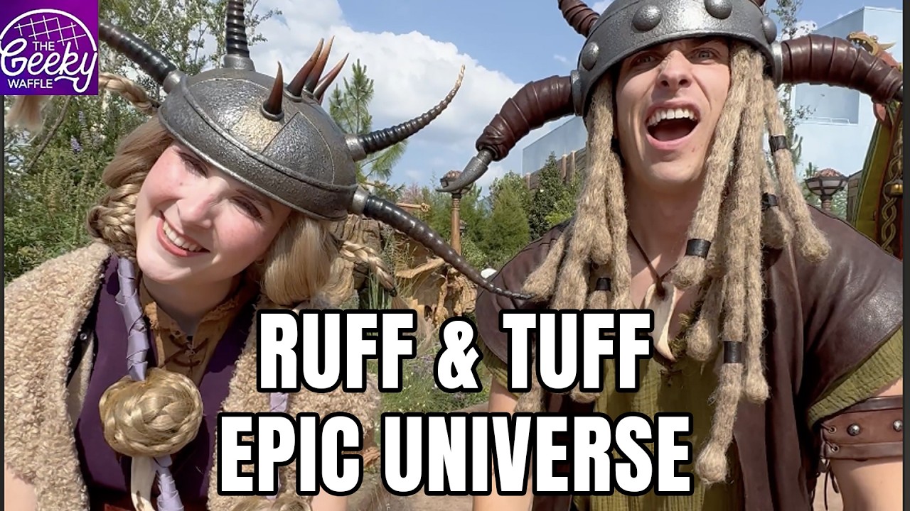 Ruffnut and Tuffnut at Isle of Berk How to Train Your Dragon Land in Epic Universe ￼compilation