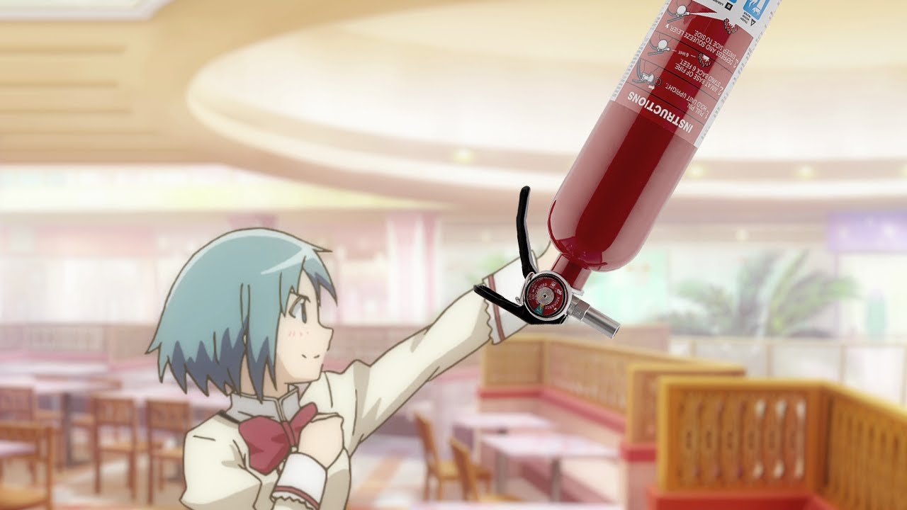 Sayaka Miki Fire Extinguisher Compilation