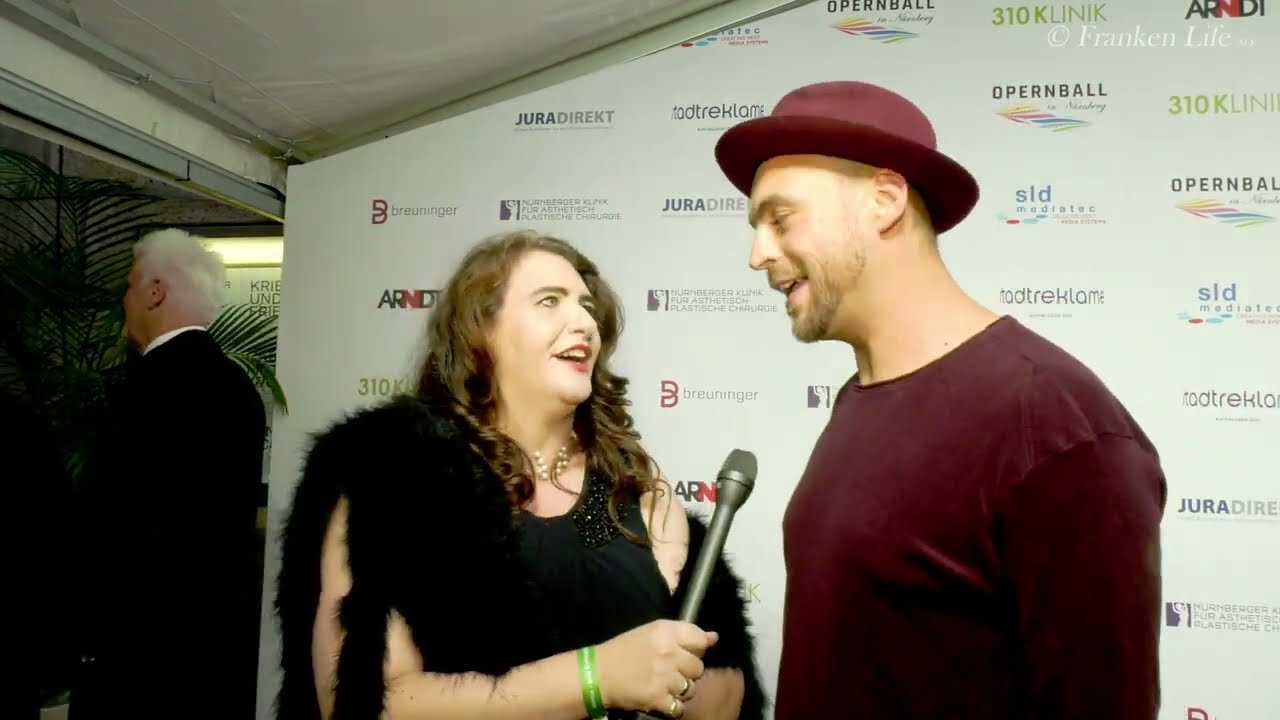 Max Mutzke im Interview beim Opernball Nürnberg 2018