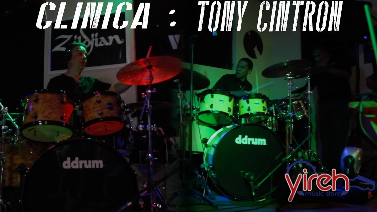 Cl&iacute;nica de bater&iacute;a con Tony Cintron