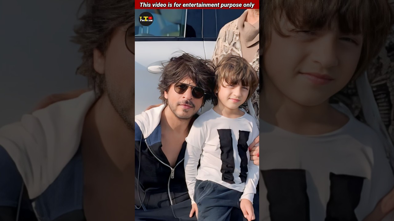 जब Shahrukh Khan का छोटा बेटा Abraham ट्रेन में 😮 #shorts #viralstory #foryou #shahrukhkahn #abraham