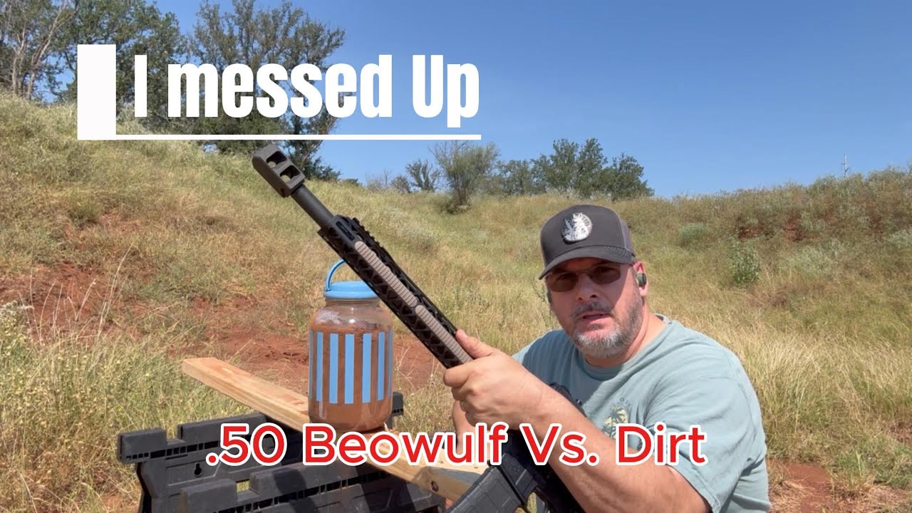 Will Dirt Stop a .50 Cal Bullet? Watch What Happens!