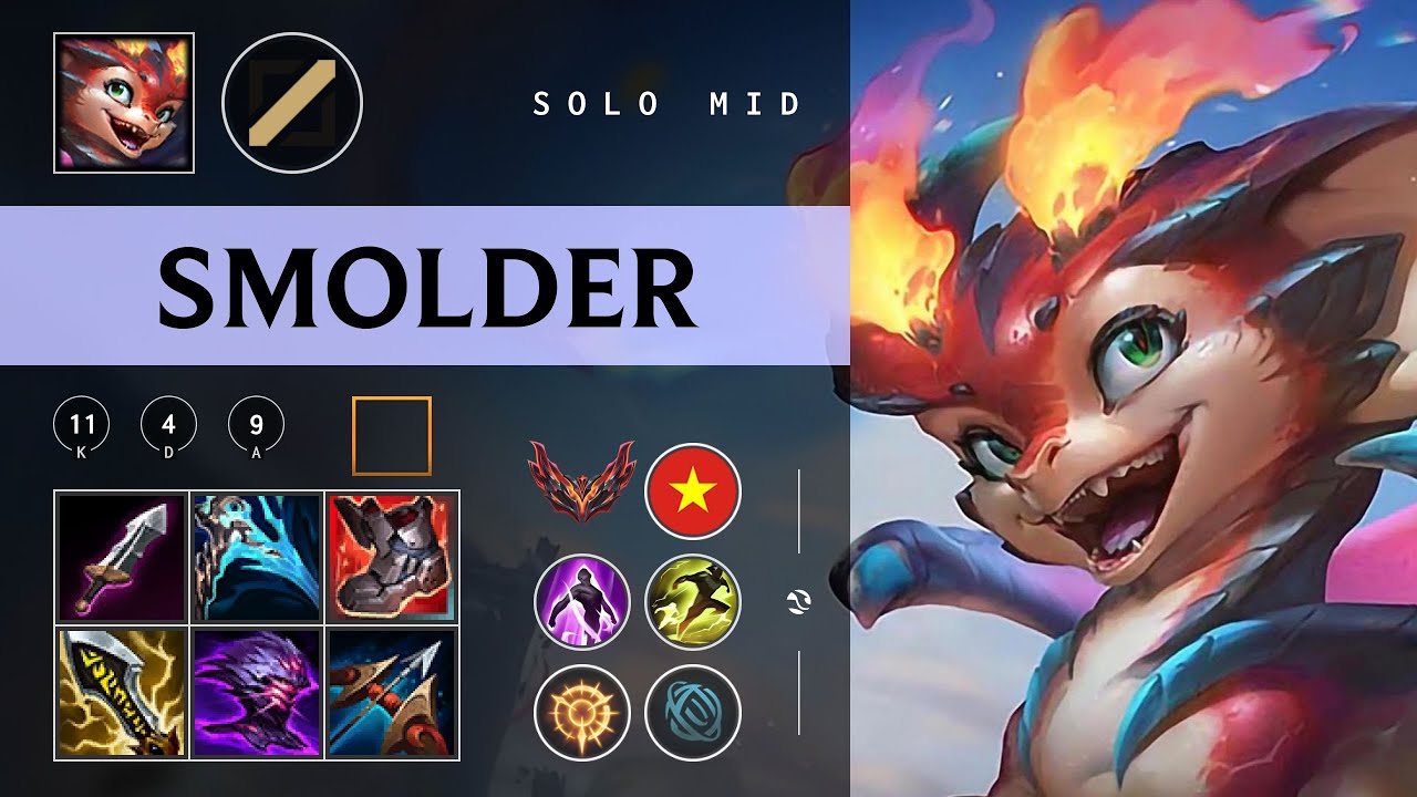 Smolder Mid vs Jayce - VN Grandmaster Patch 26.03