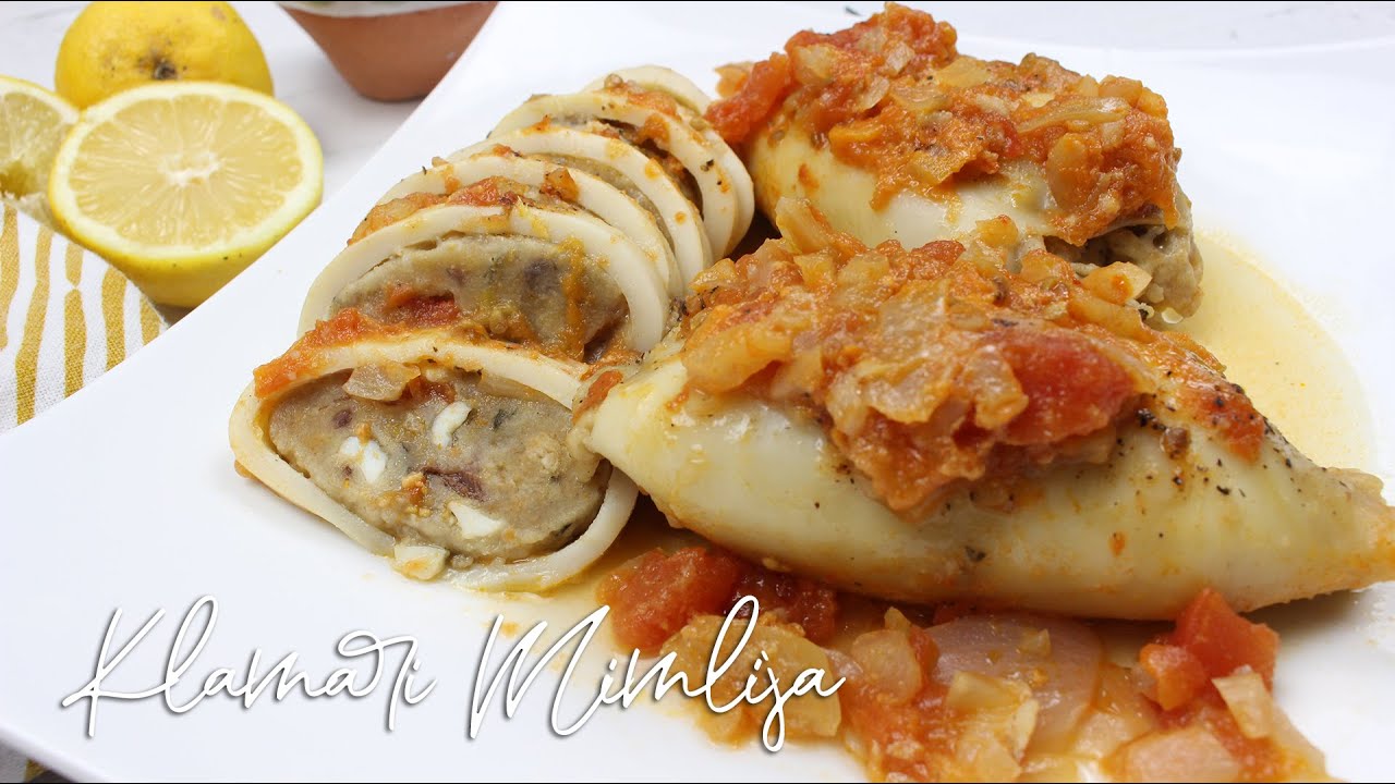 Stuffed Calamari - Klamari Mimlija