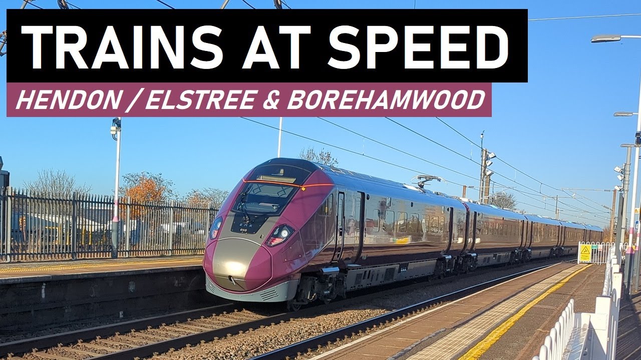 Trains at Speed: Hendon / Elstree & Borehamwood | MML | 03/10/25
