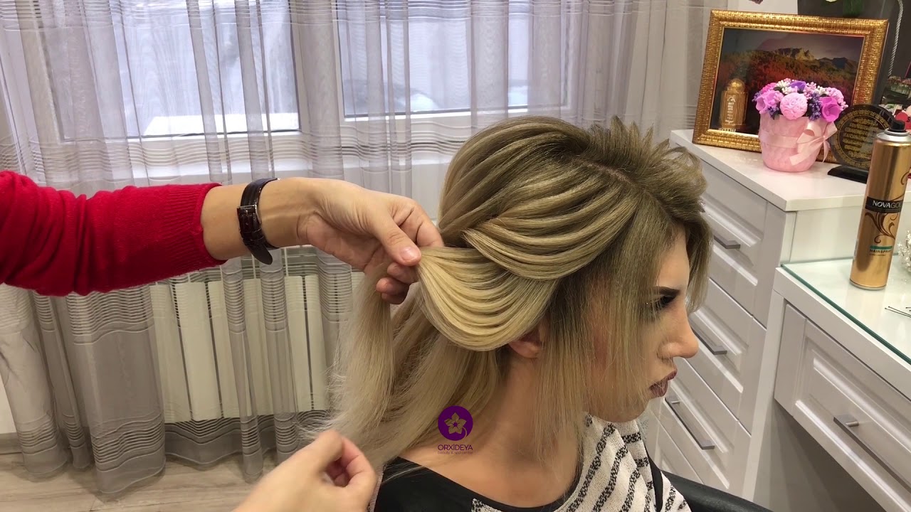 Orxideya Beauty Center  (Master class hairstyle)(Мастер класс прическа)Gunay