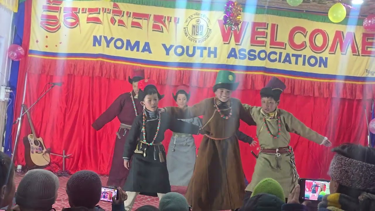 Nyoma students  high josh dance performence #dance #lehladakh #changthang #fun #comedy