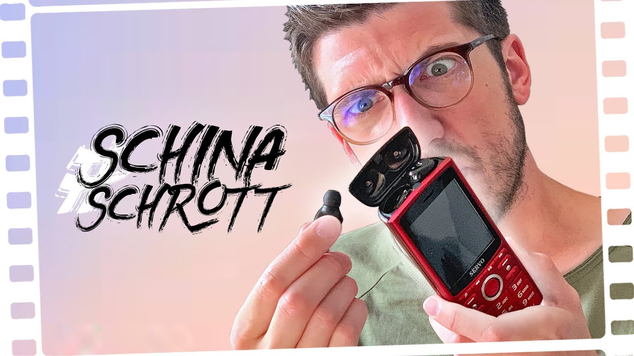 Der KREATIVSTE #SchinaSchrott bisher: Das Kopfh&ouml;rer-Handy
