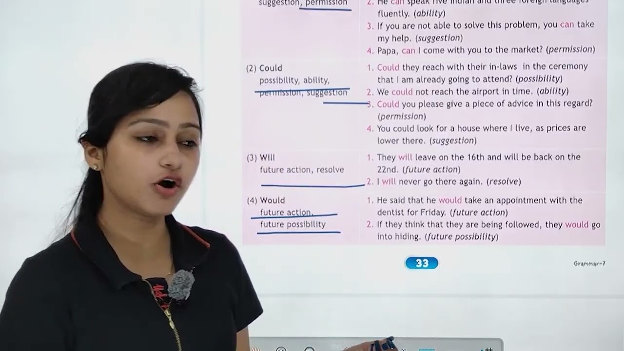 JPEN BOOKS | GRAMMAR-7 | CH-5 : VERBS: MODAL AUXILIARIES