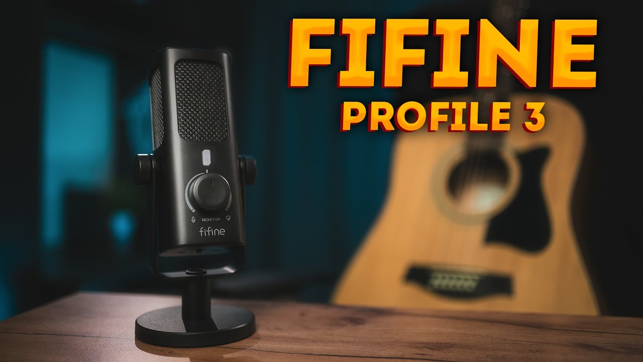 FIFINE Profile 3 - И поговорить, и на гитаре поиграть.