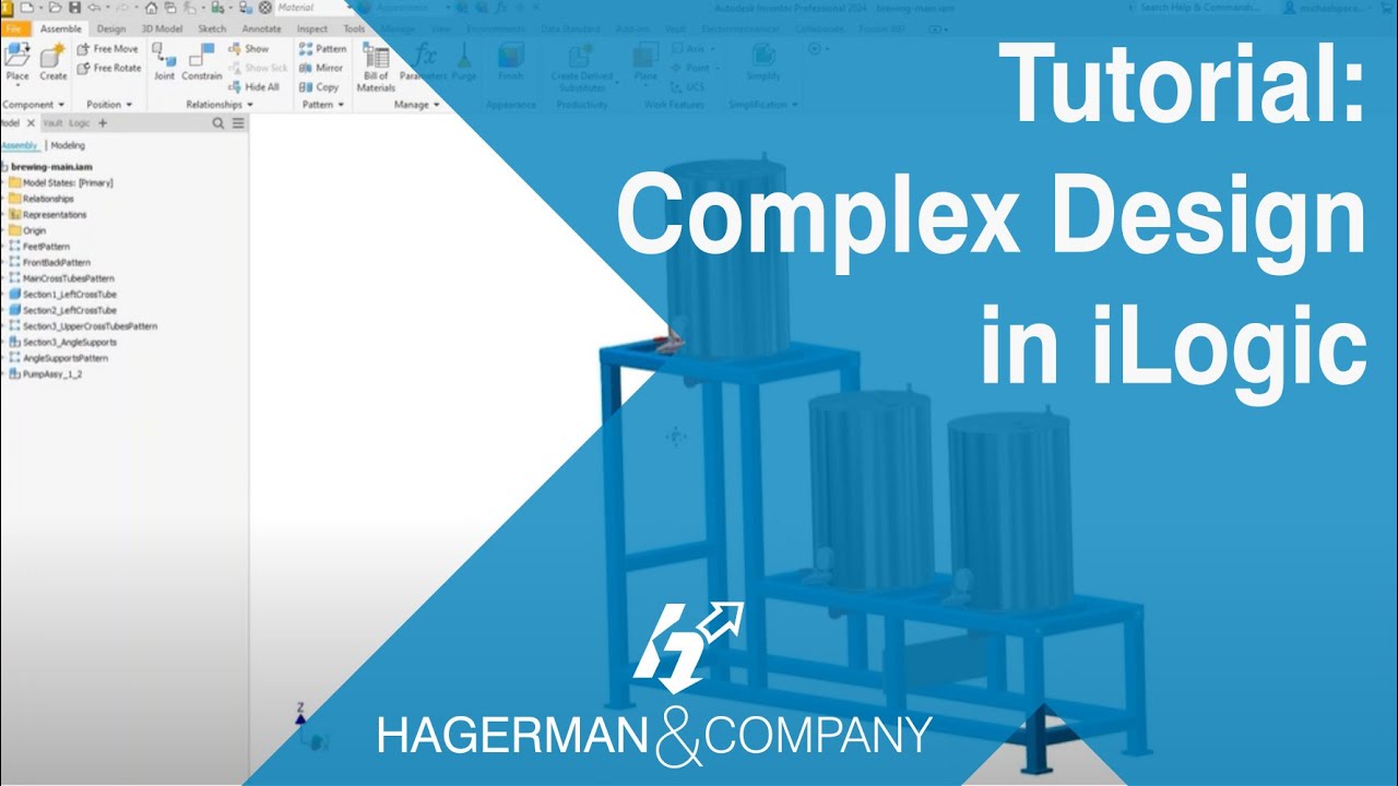 Autodesk Inventor iLogic Tutorial Creating a Complex Design