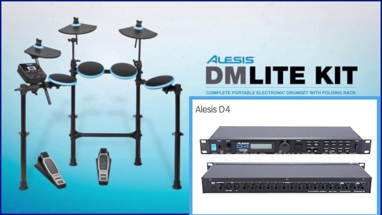 Alesis D4 modulo de batería de 12 trigger PAD