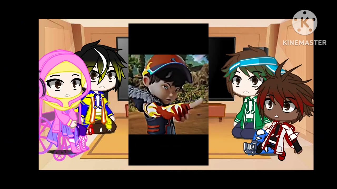 Amato and friends react to Boboiboy future I Part 3 I Gacha club Malaysia
