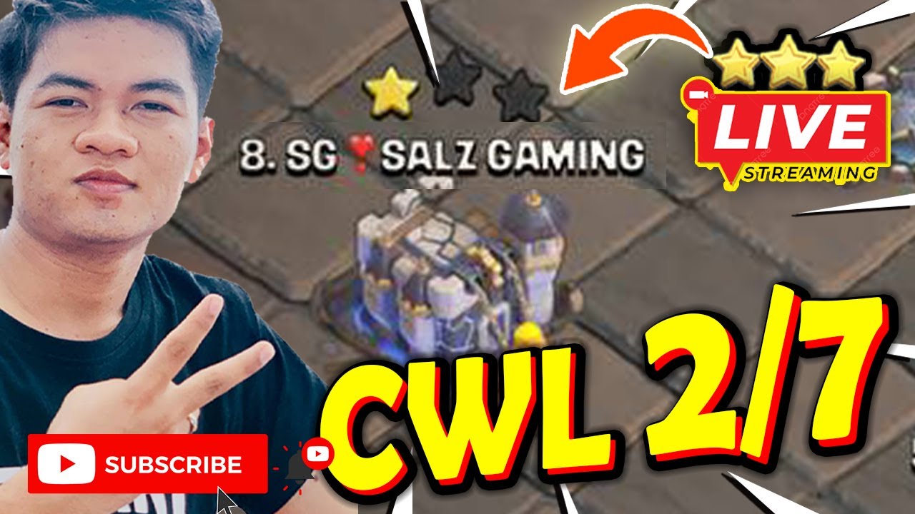 🔴LIVE: CWL DAY02 Clash of Clans Livestreame l Clash of Clans