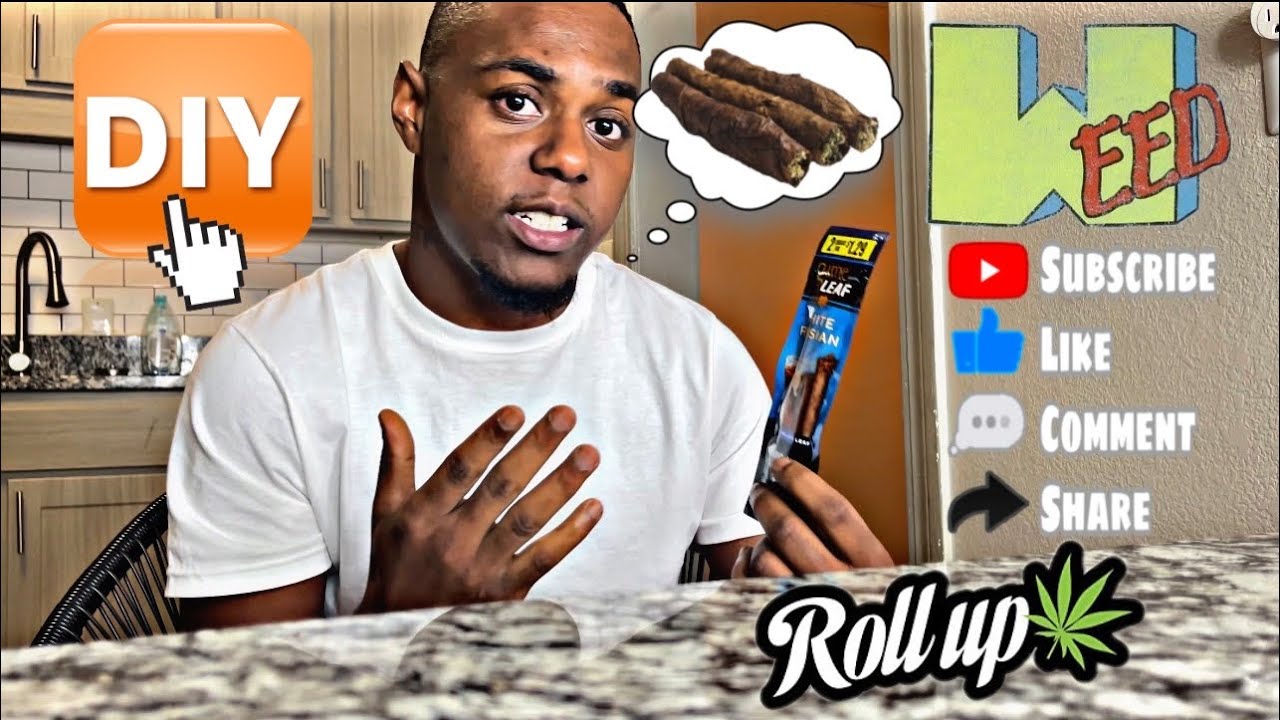 How To Roll Up A Game Leaf ( White Russian ) & Smoking It & When & Why I Smoke Etc&hellip;