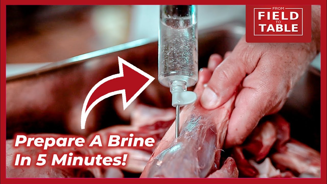 How To Prepare A Brine! Make a Brine in 5 minutes.