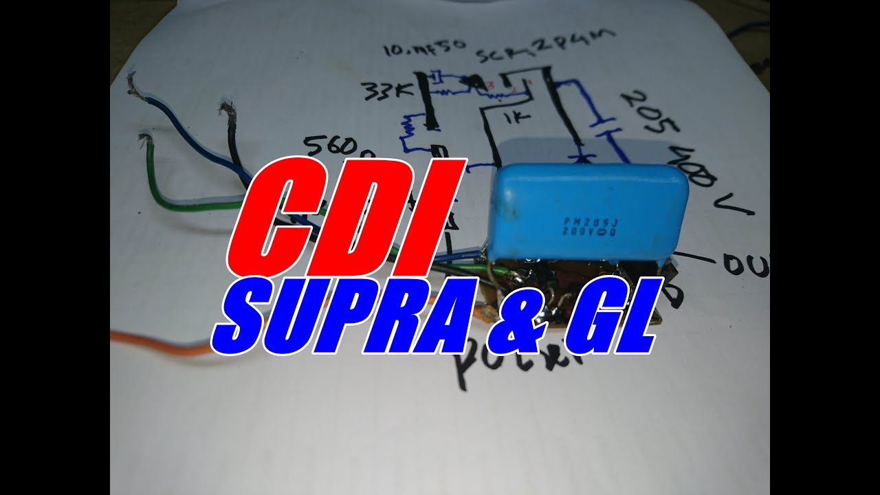 CARA MERAKIT CDI SUPRA, & GL .#CDI AC